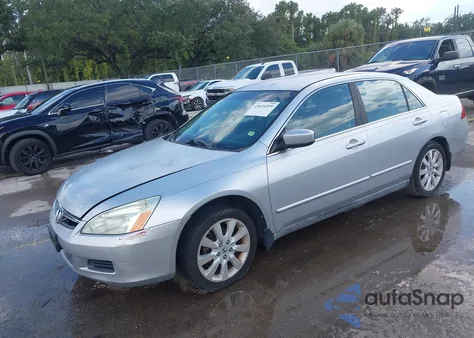 2007 Honda Accord 3.0 Se из США, поврежденный, VIN 1HGCM66417A011447